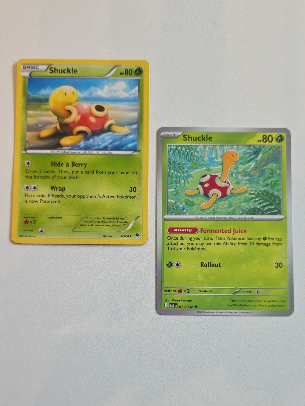Pokemon Shuckle Cards
